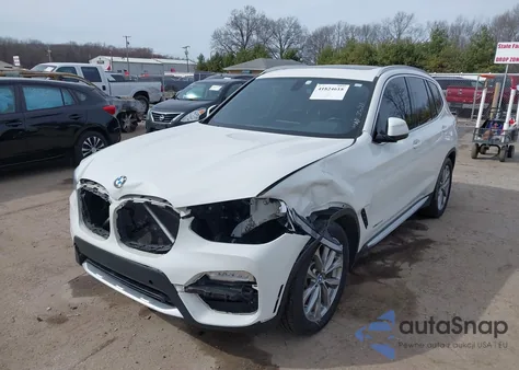 2018 BMW X3 xDrive30I z USA, uszkodzony, nr VIN 5UXTR9C56JLC72536